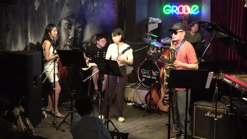 플룻  윤수연 . 마야 바이올린. 뷰티풀 러브 Beautiful Love -  그루브재즈업밴드 .